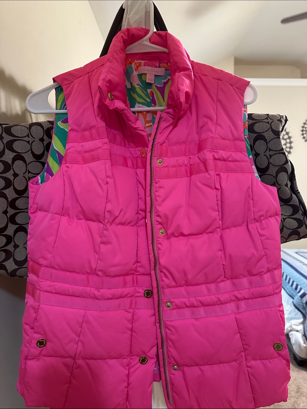 Lilly Pulitzer Hot Pink vest